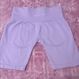 NVGTN Lavender High-Waist Biker Shorts